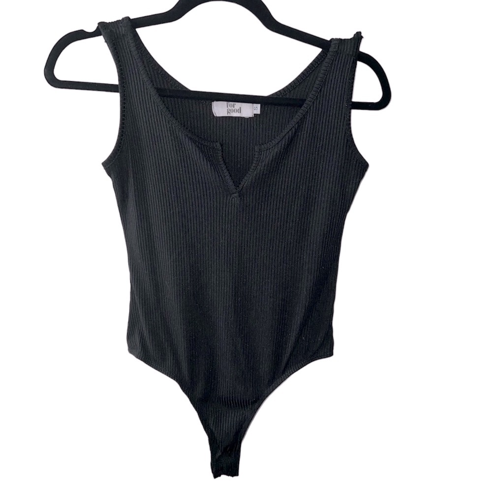 For Good | Basic Black Bodysuit - image 2